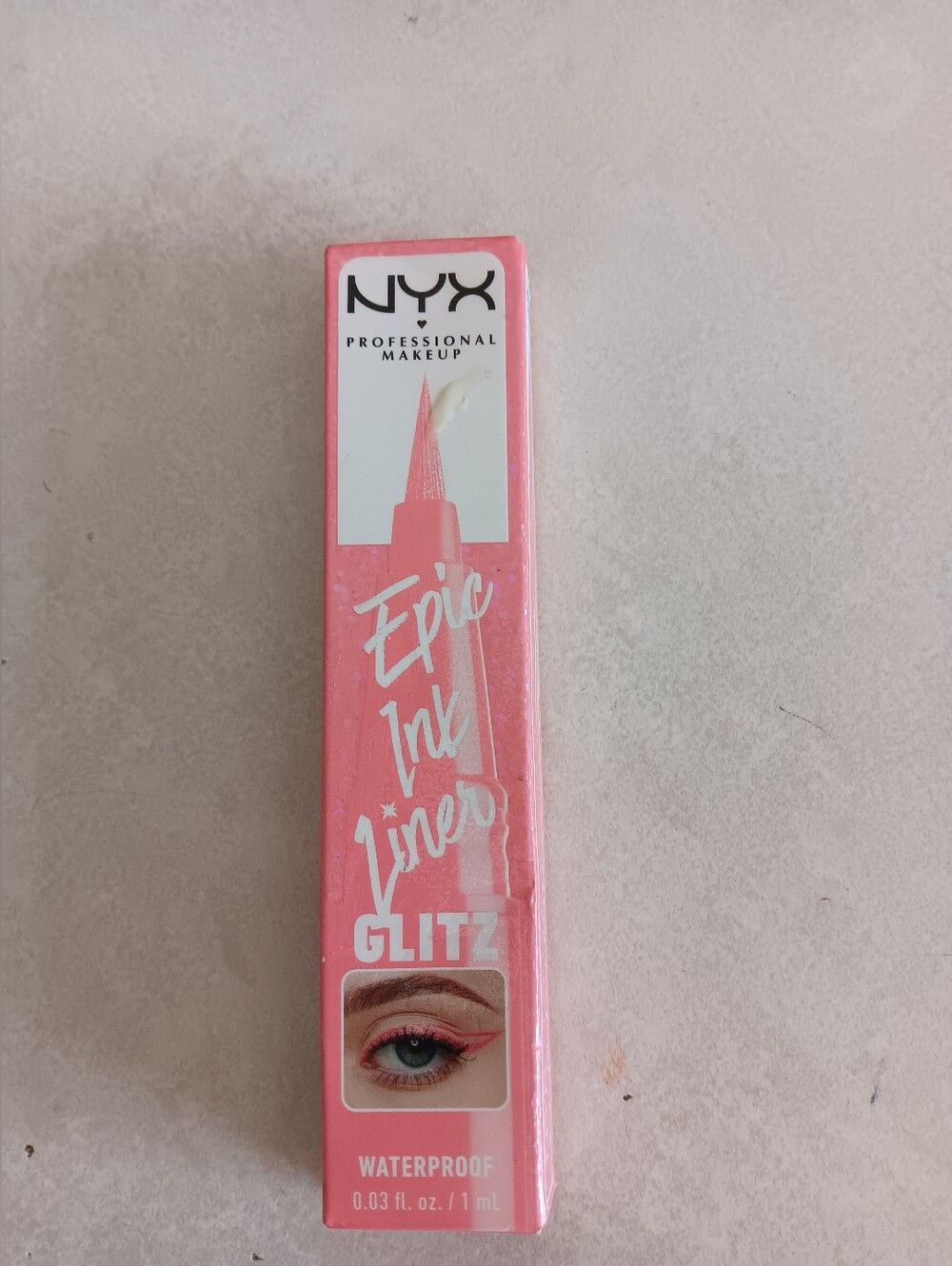 NYX Pink Glitter Epic Ink Liner Glitz